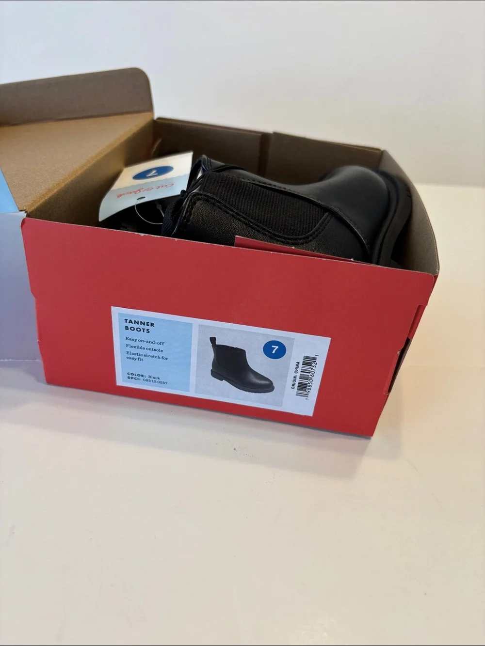 Cat & Jack Kids Black Tanner Boots